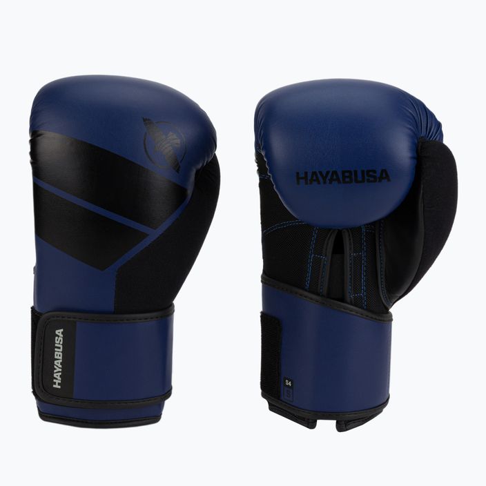 Hayabusa S4 blau/schwarz Boxhandschuhe S4BG 3