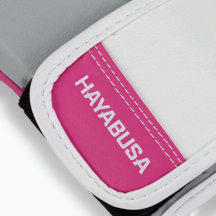 Hayabusa T3 Boxhandschuhe weiß und rosa T314G 6