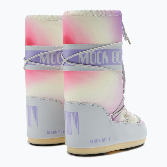 Women's Moon Boot Icon Tie Dye Schneestiefel gletschergrau 7