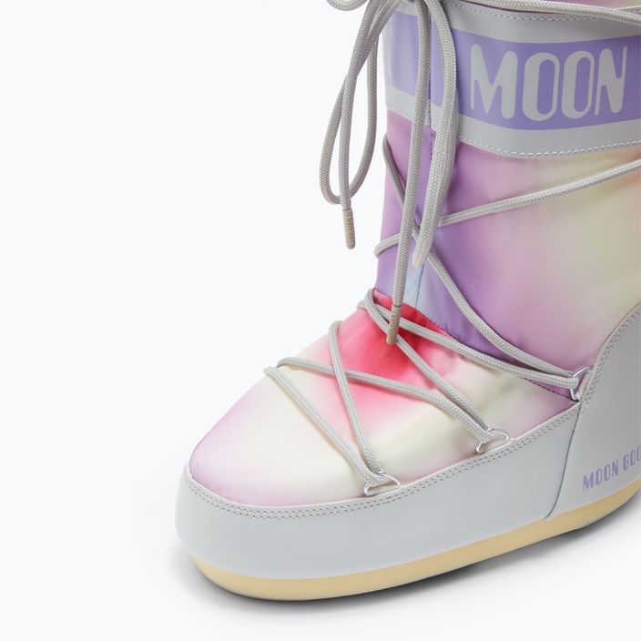 Women's Moon Boot Icon Tie Dye Schneestiefel gletschergrau 9