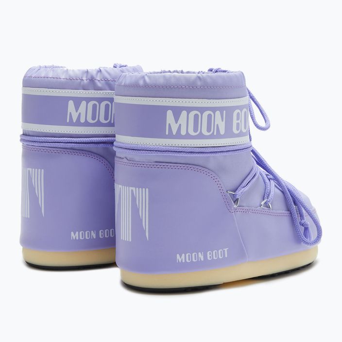 Moon Boot Damen Icon Low Nylon lila Schneestiefel 8