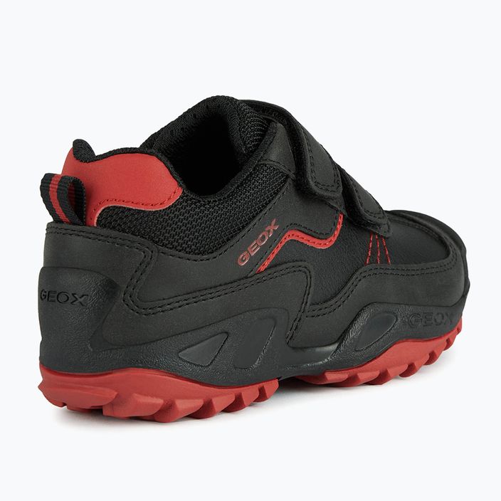 Geox New Savage Junior Schuhe schwarz/rot 10