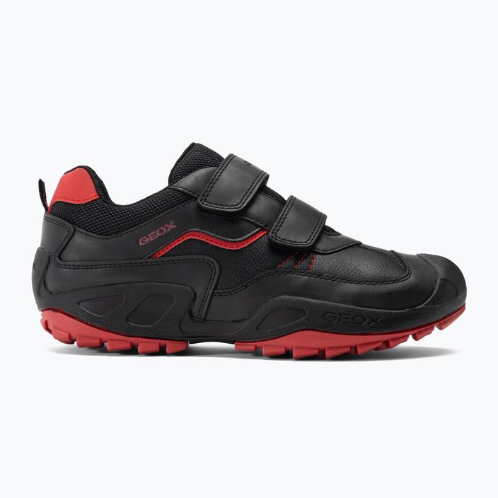 Geox New Savage Junior Schuhe schwarz/rot 2