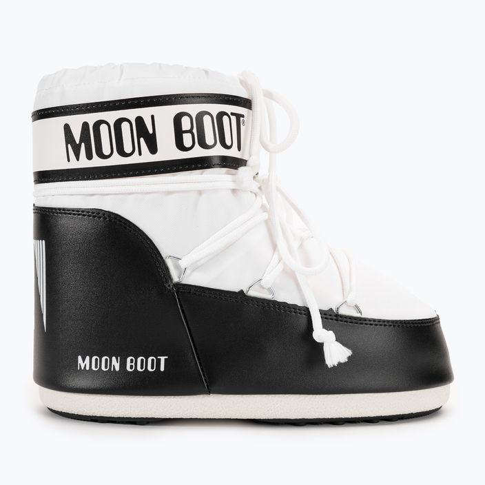 Damen Moon Boot Icon Low Nylon weiß Schneestiefel 2
