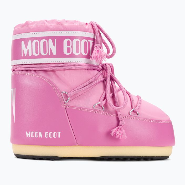 Damen Moon Boot Icon Low Nylon rosa Schneestiefel 2