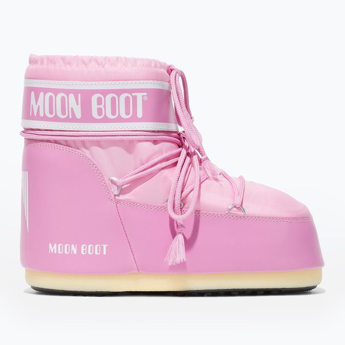 Damen Moon Boot Icon Low Nylon rosa Schneestiefel 7