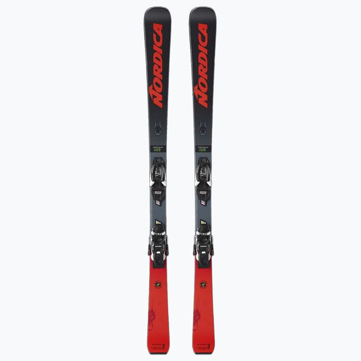 Ski Kinder Nordica DOBERMANN Combi Pro S FDT + Jr 7. schwarz-rot A133ME1 10