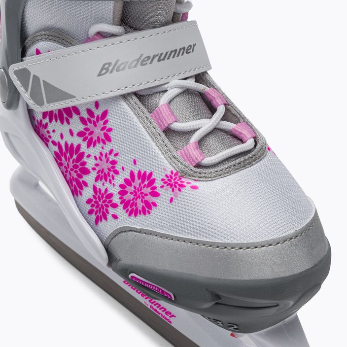 Schlittschuhe Bladerunner Micro Ice G weiß-rosa 5