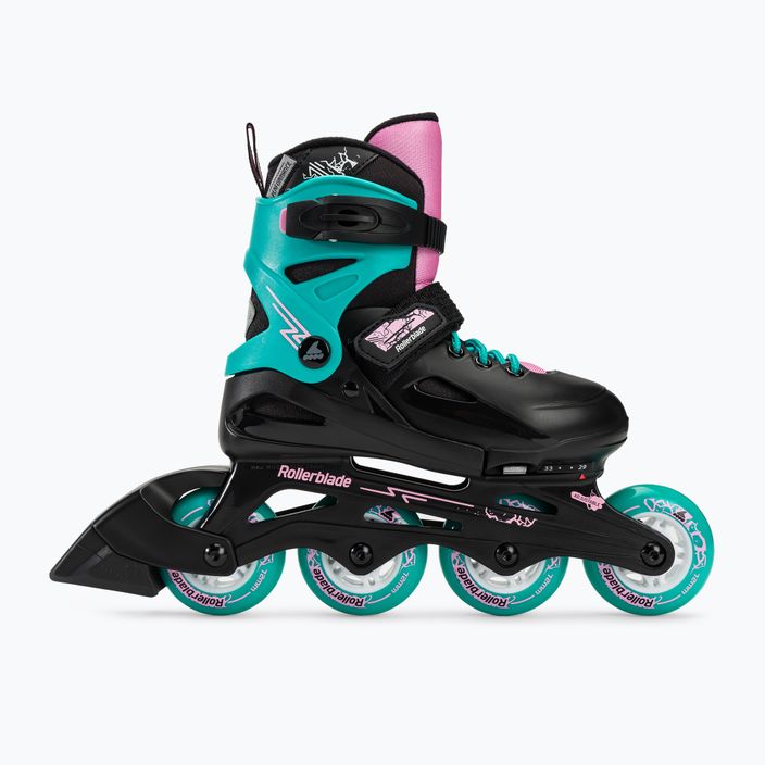 Inliner Kinder Rollerblade Fury black sea/green 2