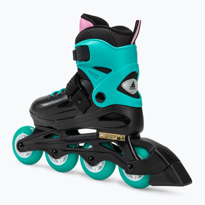 Inliner Kinder Rollerblade Fury black sea/green 3