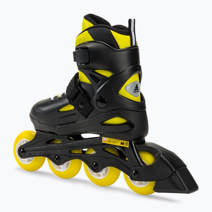 Inliner Kinder Rollerblade Fury black/yellow 3