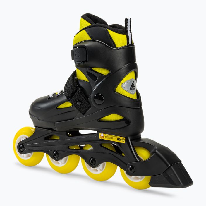 Rollerblade Fury Kinder Rollschuhe schwarz/gelb 3
