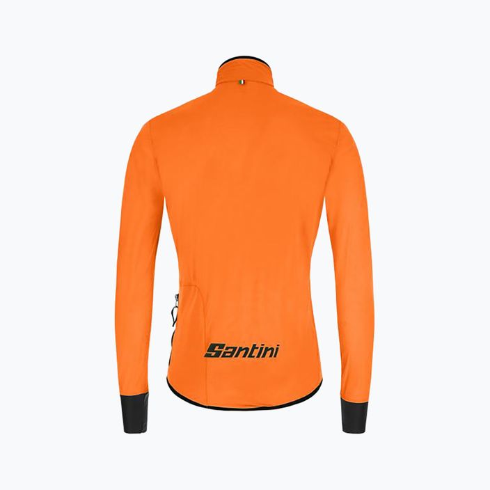 Fahrradjacke Herren Santini Guard Nimbus orange 2W52275GUARDNIMB 7