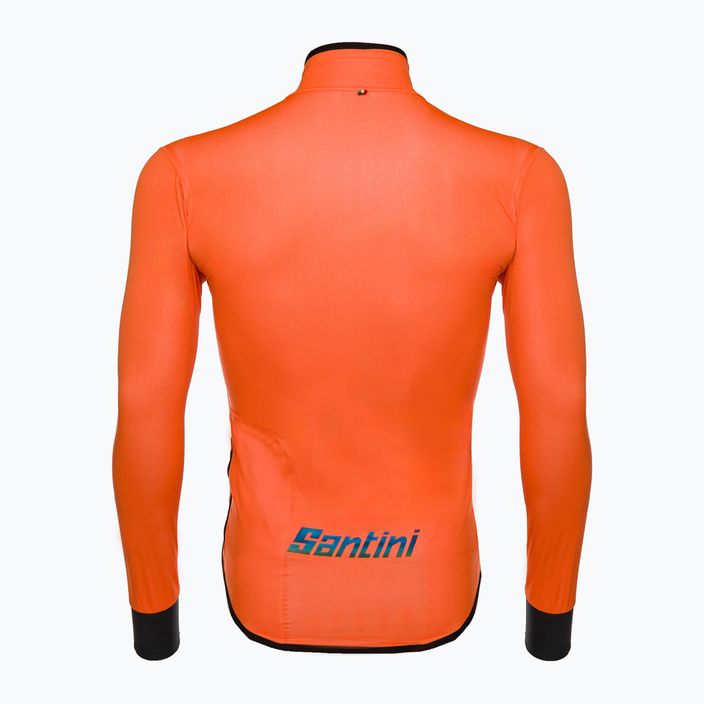 Fahrradjacke Herren Santini Guard Nimbus orange 2W52275GUARDNIMB 2