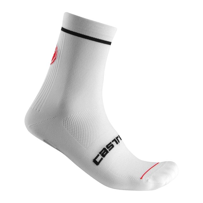 Fahrrad Socken Herren Castelli Entrata 13 white 2