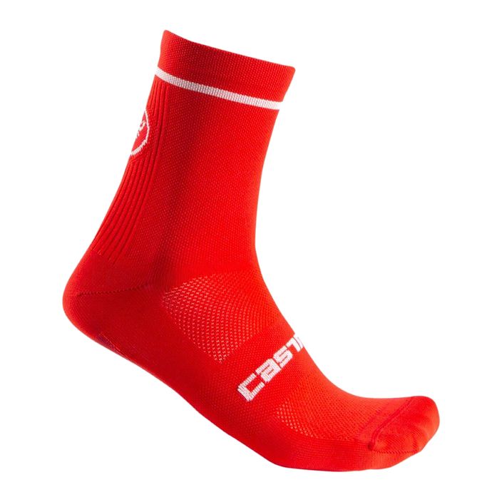 Fahrrad Socken Herren Castelli Entrata 13 red 2