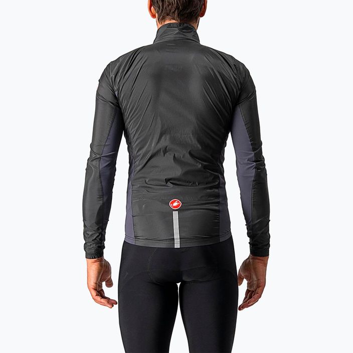 Fahrradjacke Herren Castelli Squadra Stretch light black/dark gray 2