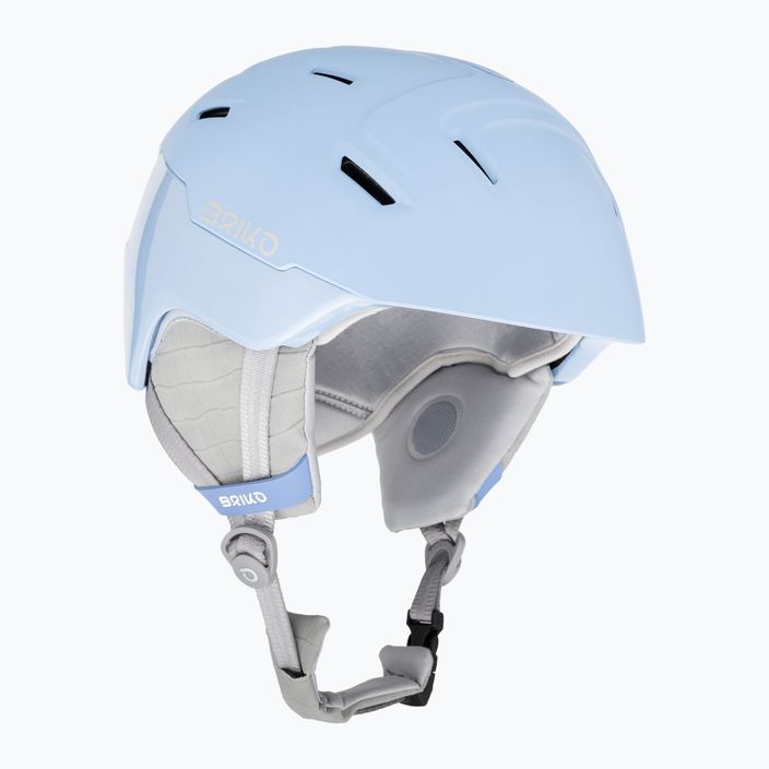 Briko Crystal X Damen-Skihelm matt blau/weiß