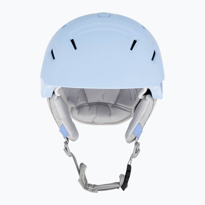 Briko Crystal X Damen-Skihelm matt blau/weiß 3