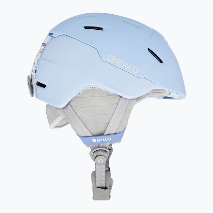 Briko Crystal X Damen-Skihelm matt blau/weiß 4