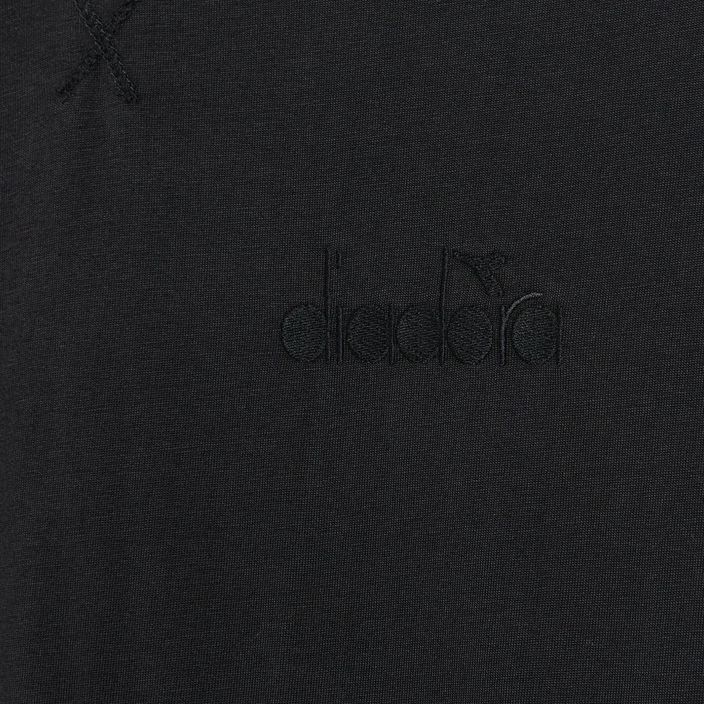 Diadora Athletic Logo schwarzes T-shirt 4