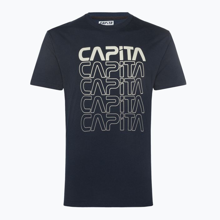 CAPiTA T-Shirt mit gewaschenem Wurm, navy