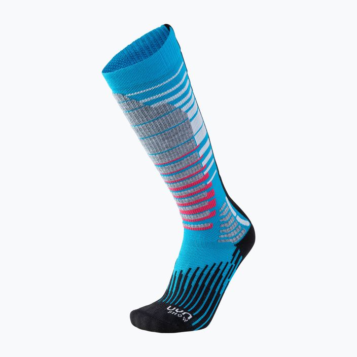 Snowboard-Socken für Frauen UYN Ski Snowboard turquoise/black 5