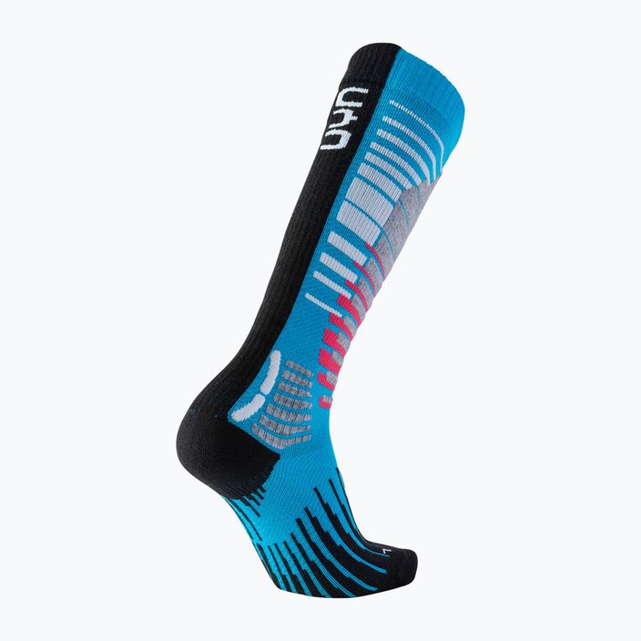 Snowboard-Socken für Frauen UYN Ski Snowboard turquoise/black 6
