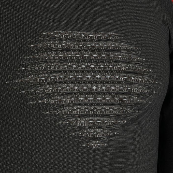 Thermo-Sweatshirt für Männer UYN Evolutyon Comfort UW Shirt charcoal/white/red 3