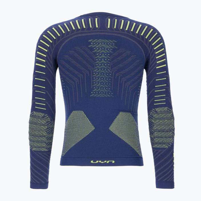 Thermo-Sweatshirt für Männer UYN Resilyon UW Shirt Round Neck dark blue/yellow 2