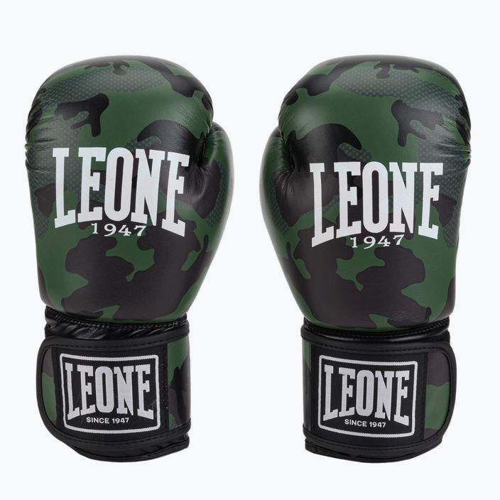 Leone camo grün Boxhandschuhe GN324