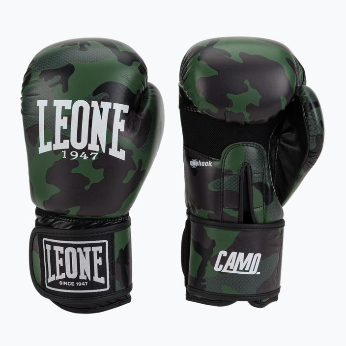 Leone camo grün Boxhandschuhe GN324 3