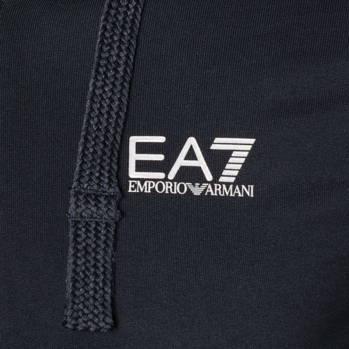 Herren Hoodie Sweatshirt EA7 Emporio Armani Train Core ID Hoodie FZ Coft night blue 3
