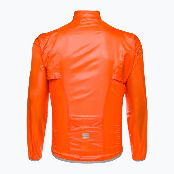 Men's Sportful Hot Pack Easylight Fahrradjacke orange 1102026.850 2