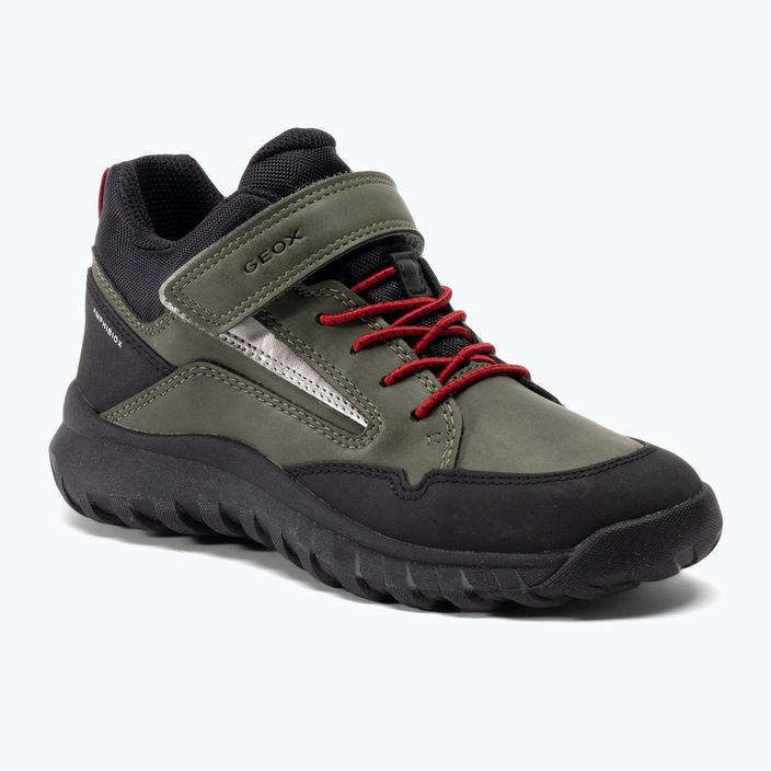 Geox Simbyos Abx Junior Schuhe dunkelgrün/rot
