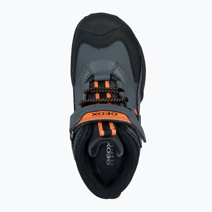 Geox New Savage Abx junior Schuhe dunkelgrau/orange 11