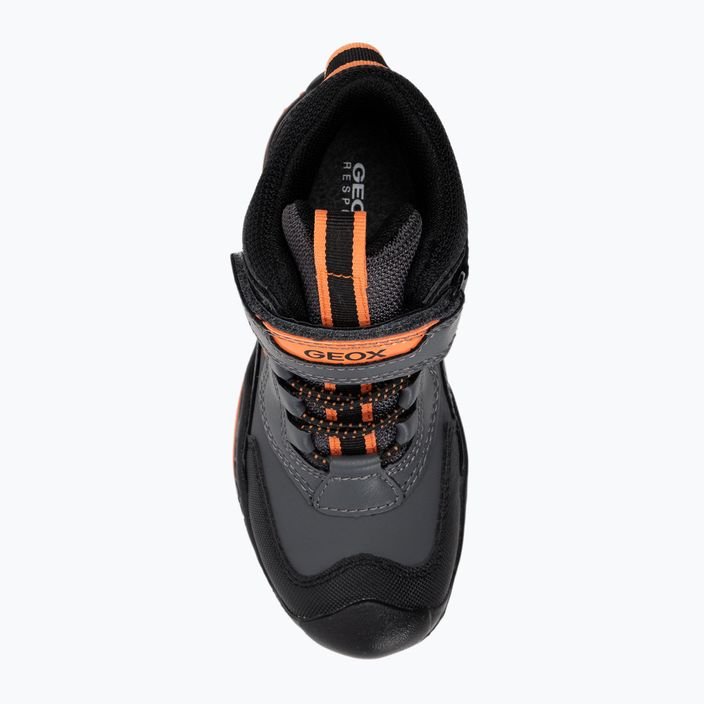 Geox New Savage Abx junior Schuhe dunkelgrau/orange 6