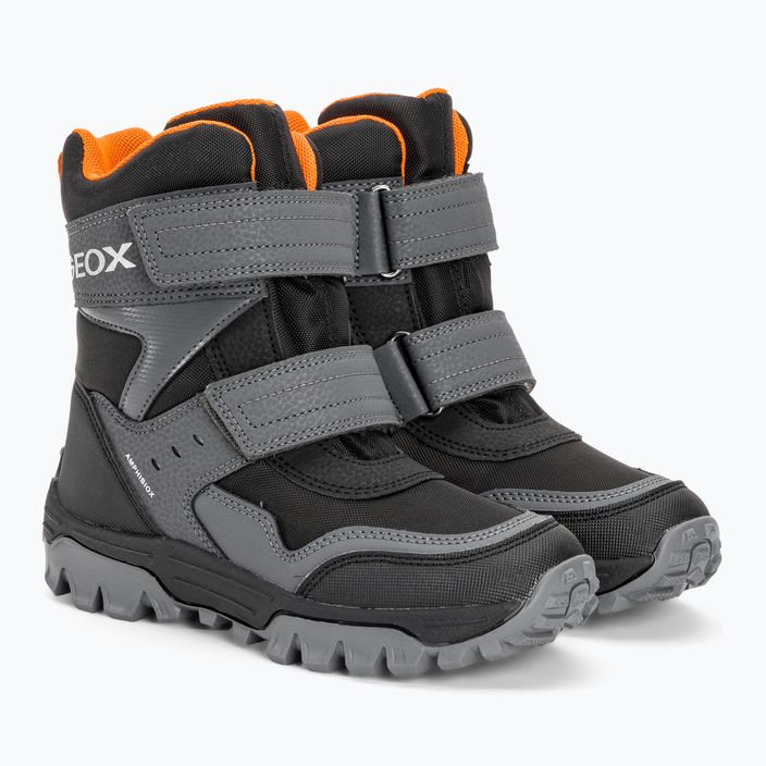 Geox Himalaya Abx Junior Schuhe schwarz/orange 4