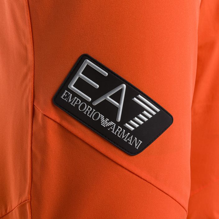 EA7 Emporio Armani Herren Skihose Pantaloni 6RPP27 fluo orange 4