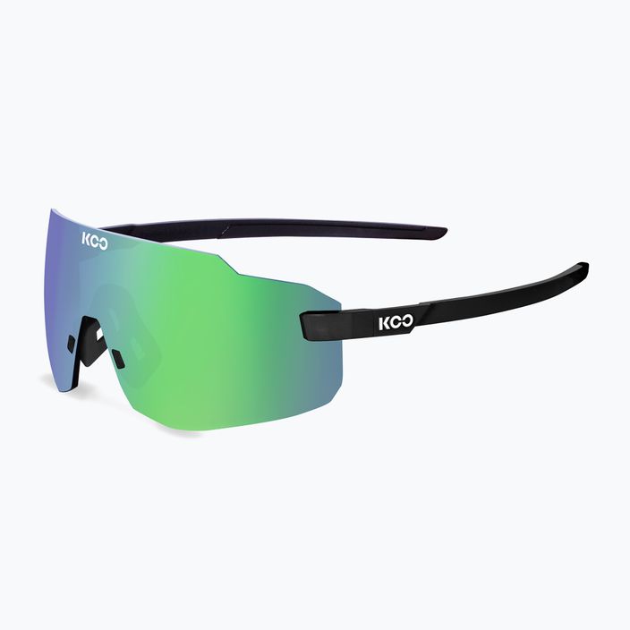 Koo Supernova schwarz matt/grün verspiegelte Sonnenbrille