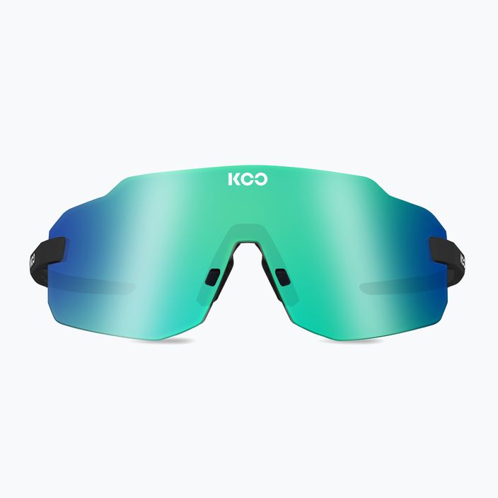 Koo Supernova schwarz matt/grün verspiegelte Sonnenbrille 2