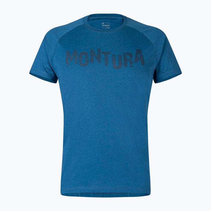 Herren Montura Karok tiefblau delave T-shirt