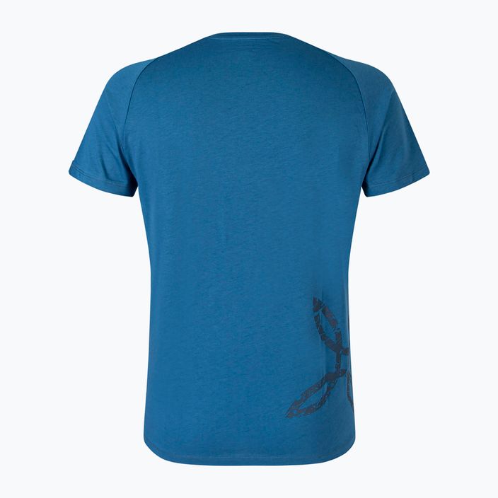 Herren Montura Karok tiefblau delave T-shirt 2