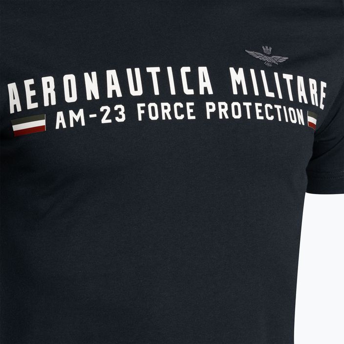 Herren Aeronautica Militare Heritage dunkelblau T-Shirt 3
