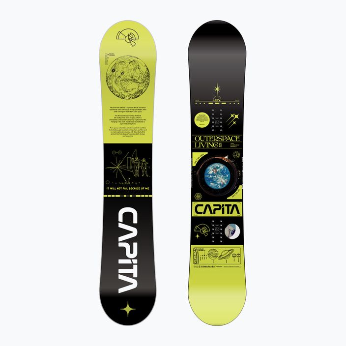 Herren CAPiTA Outerspace Living Snowboard gelb 1221109