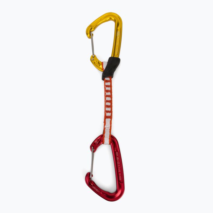 Climbing Technology Fly-Weight EVO Kletterausdrücke 6 Stück rot/gelb 2