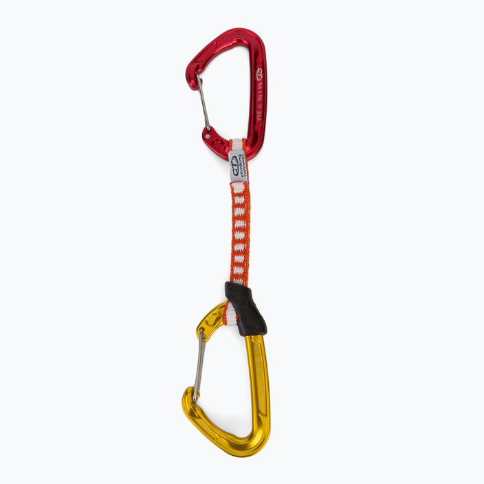 Climbing Technology Fly-Weight EVO Kletterausdrücke 6 Stück rot/gelb 3