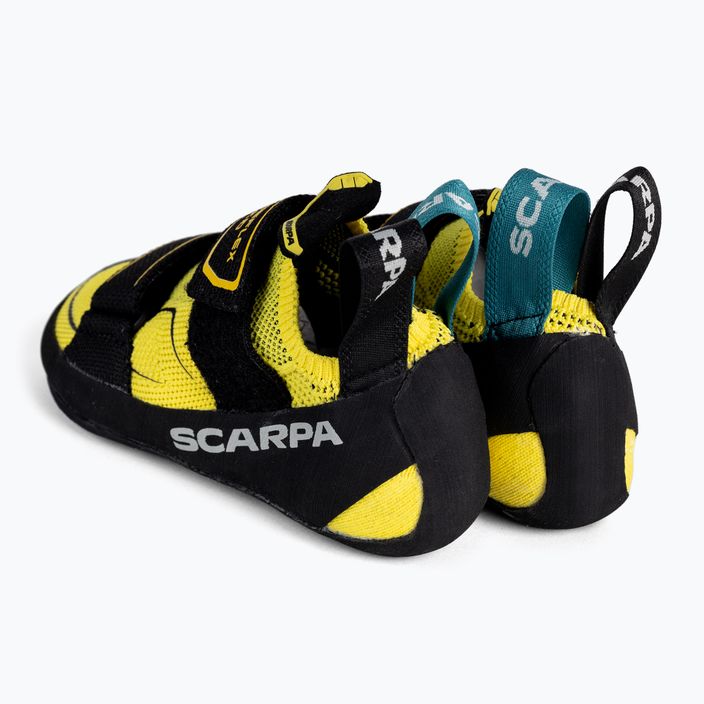 SCARPA Reflex Kid Vision Kinder Kletterschuhe gelb und schwarz 70072-003/1 3