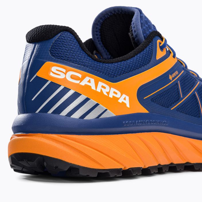 SCARPA Spin Infinity GTX Herren Laufschuhe navy blau-orange 33075-201/2 8