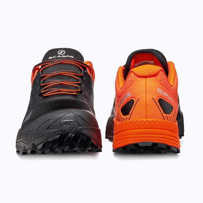 Herren Laufschuhe SCARPA Spin Ultra GTX orange fluo/schwarz 11